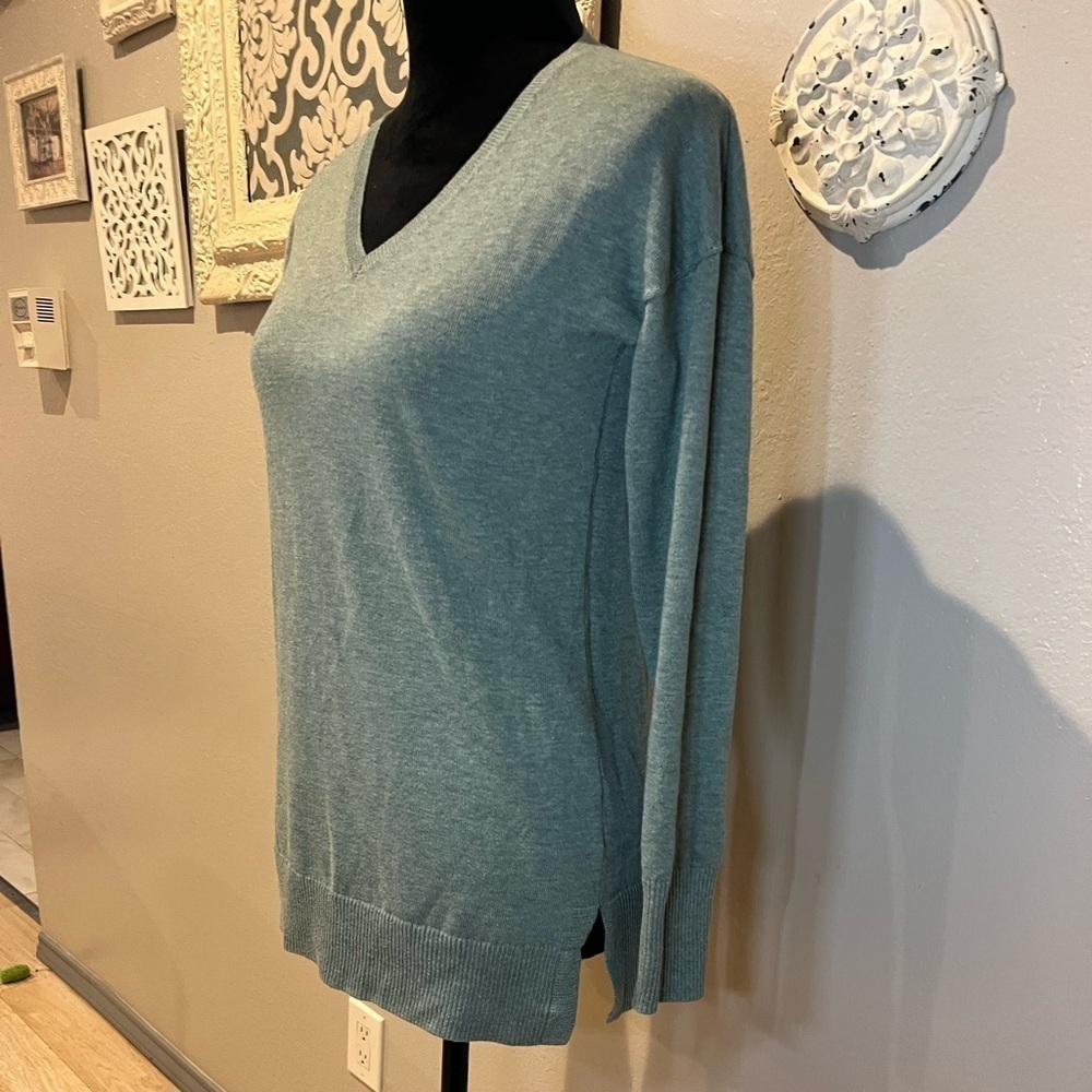 Amazon essentials safe green knit top - Picture 3 of 7